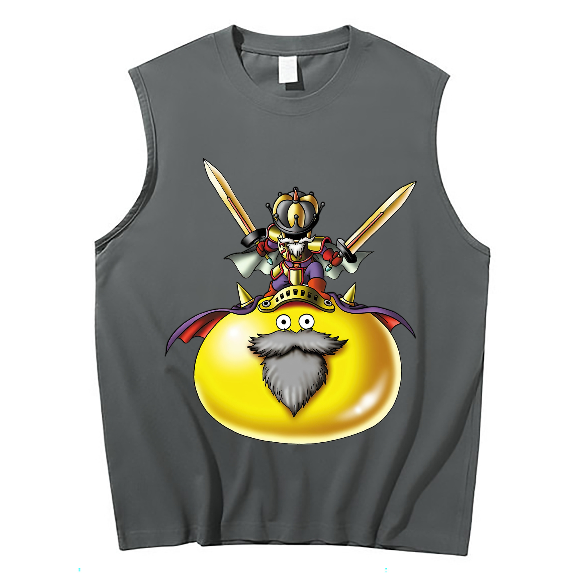 （画像用） ドラゴンクエスト Doragon Kuesuto Dragon Quest コットン100％タンクトップ（フロントプリント）